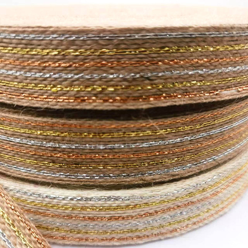 Jute-band Eco-vriendelijke vislijn 50% Jute 15% Polyester 35% PE-materiaal voor zakken