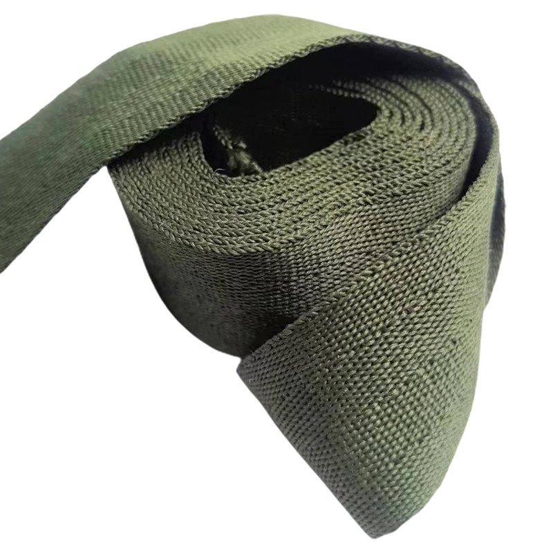 Afmeting Aanpasbaar milieuvriendelijk puur polyester haringbeen webbing voor slijtvastheid