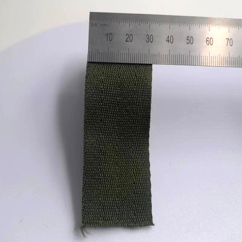 Afmeting Aanpasbaar milieuvriendelijk puur polyester haringbeen webbing voor slijtvastheid