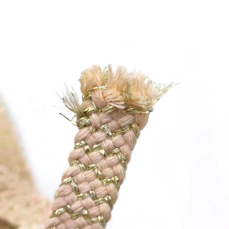 80% puur katoen 20% polyester katoen platte riem met gouden draad handgeweven voor Superior