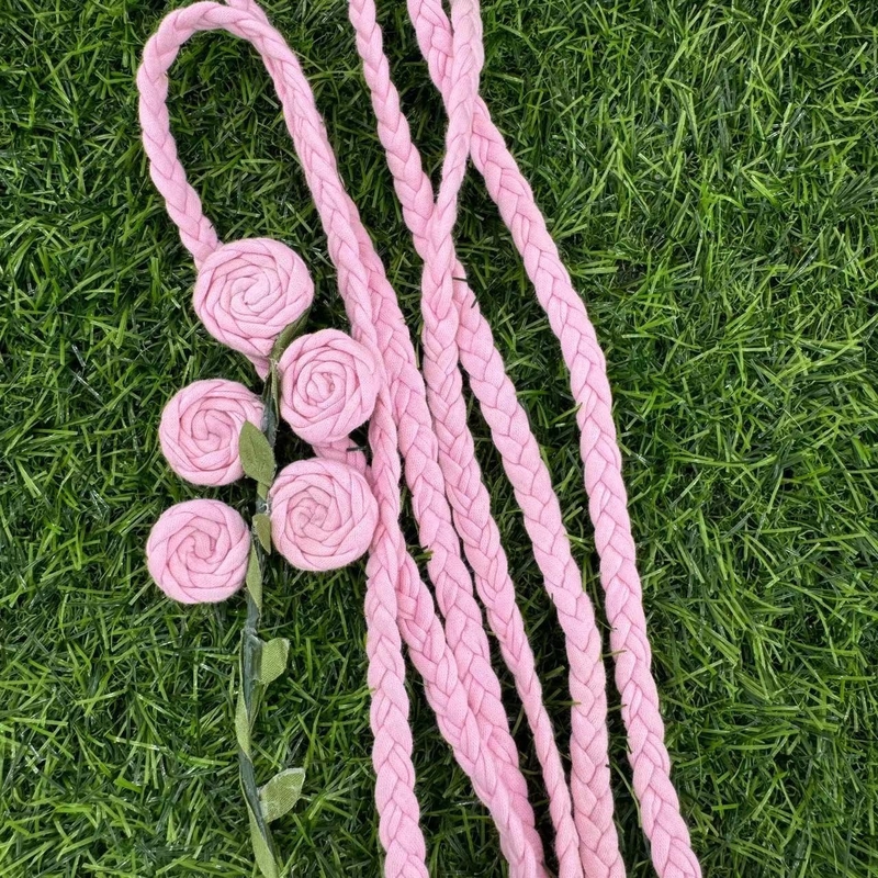 Drie-strengs gekleurde katoenen touwtjes schoenen en hoeden Accessoires voor maat