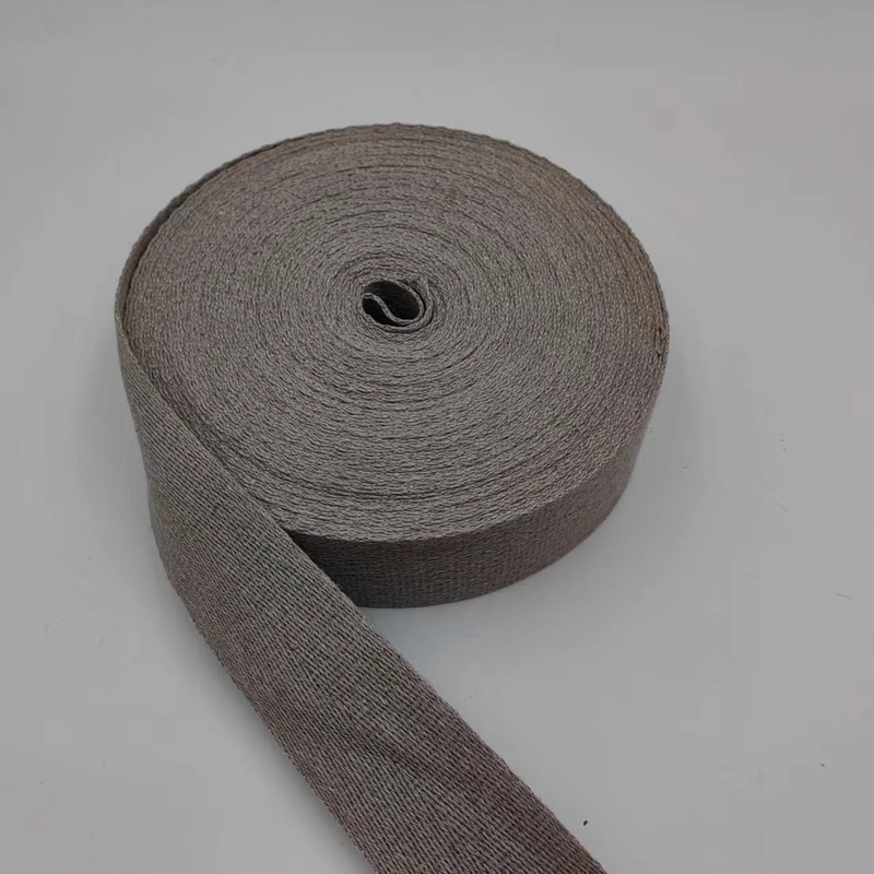 Gepersonaliseerde kleuren hennep weefbanden met haringbeenpatroon van stofleveranciers