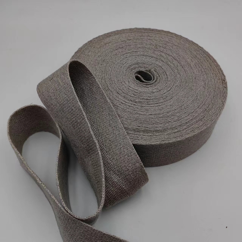 Gepersonaliseerde kleuren hennep weefbanden met haringbeenpatroon van stofleveranciers