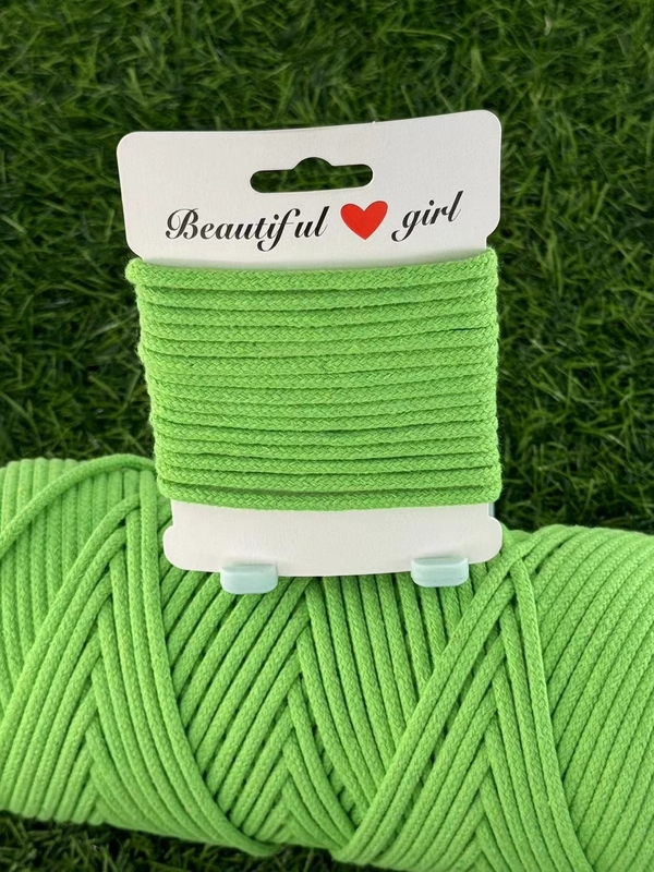 Cords Direct 30 jaar ervaring Groen katoenen gebreide touw voor kleding en accessoires