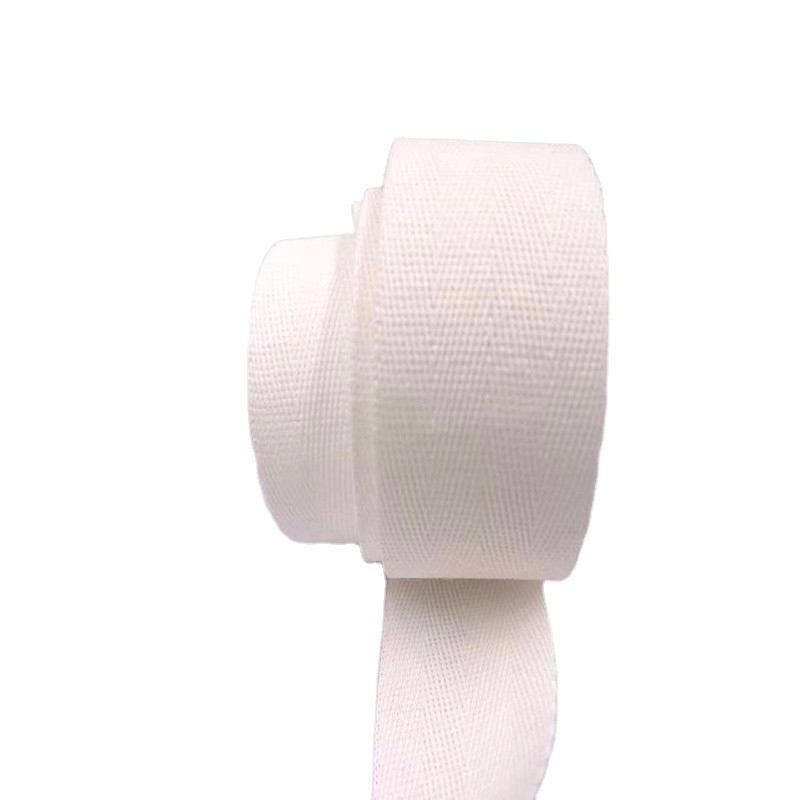 Duurzaam 3,5 cm breed webbing 100% papieren lint voor milieuvriendelijke producten