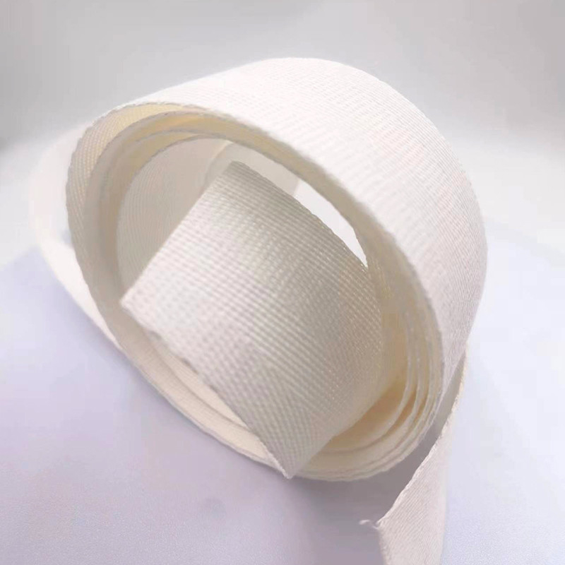 Duurzaam 3,5 cm breed webbing 100% papieren lint voor milieuvriendelijke producten