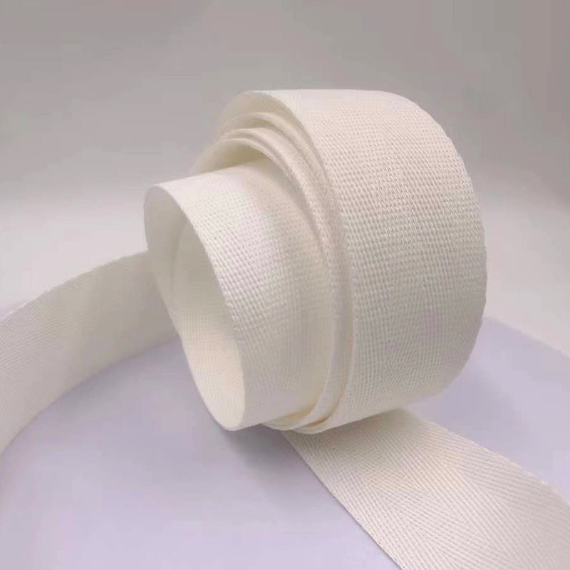 Duurzaam 3,5 cm breed webbing 100% papieren lint voor milieuvriendelijke producten
