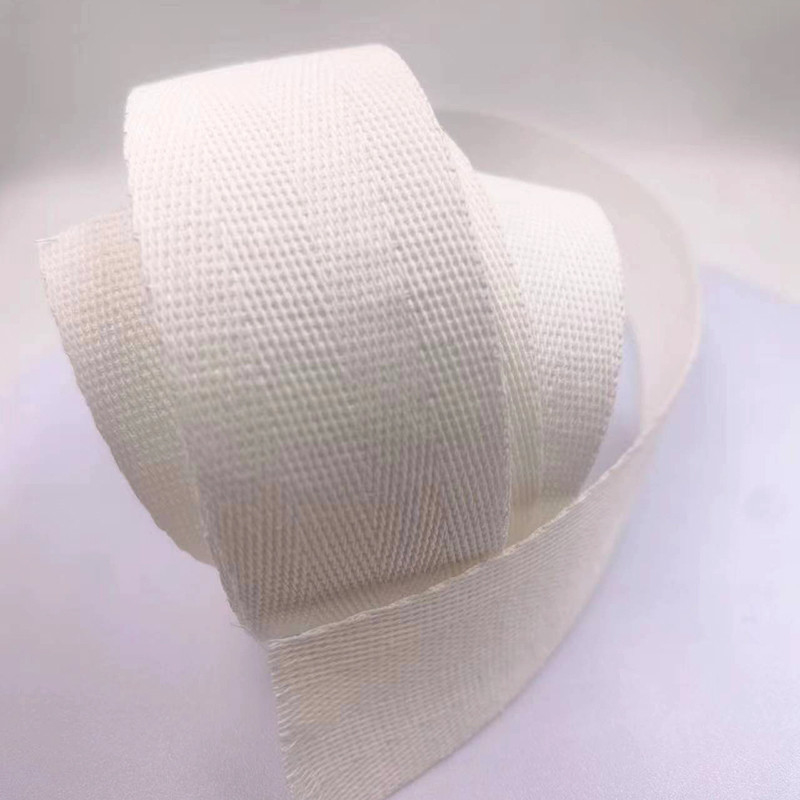 Duurzaam 3,5 cm breed webbing 100% papieren lint voor milieuvriendelijke producten