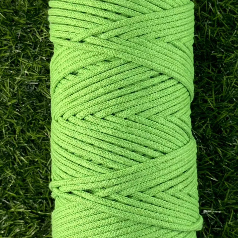 Custom kleur katoen hol touw en 30 jaar ervaring voor kledingstuk decoratie