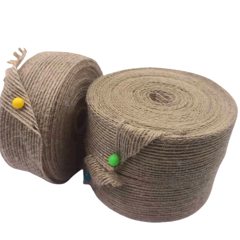3 cm natuurlijke jute stoffen lint trouwcadeau decoratie band gevlochten vislijn