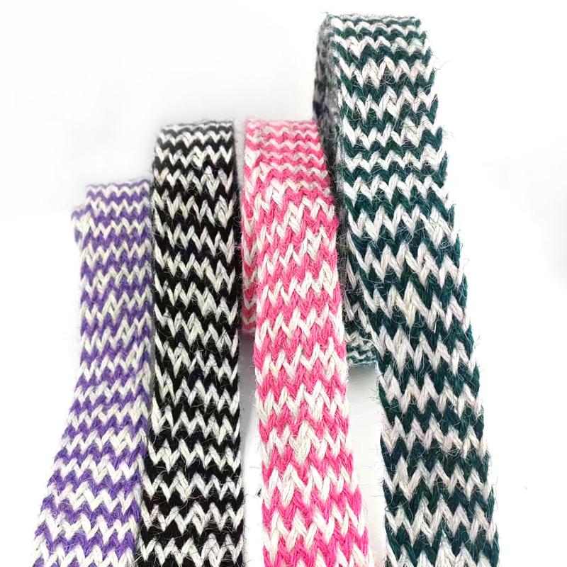 4 cm breed jute vlecht in eenvoudig ontwerp voor duurzame breiband en verpakking