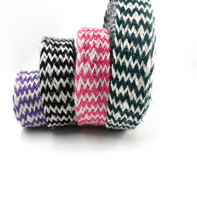 4 cm breed jute vlecht in eenvoudig ontwerp voor duurzame breiband en verpakking