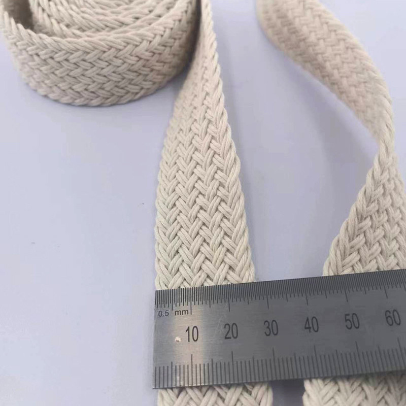 Duurzame wasstrenggordel rollen zak geweven kleding lint webbing voor tas aanpassing