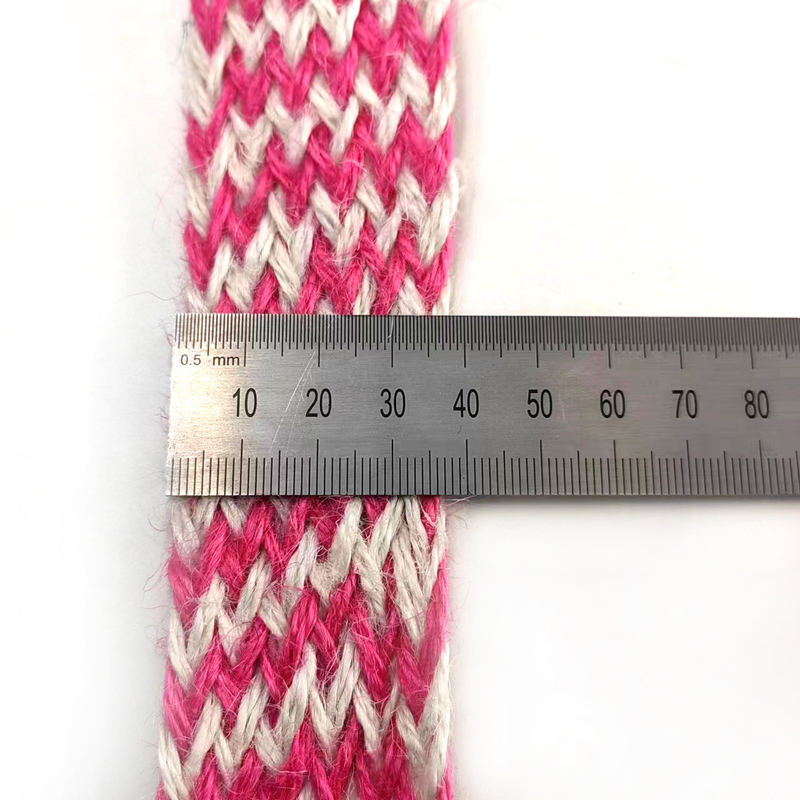 4 cm breed jute vlecht in eenvoudig ontwerp voor duurzame breiband en verpakking