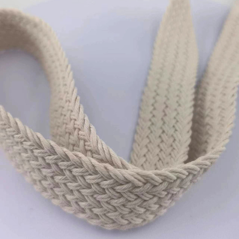 Duurzame wasstrenggordel rollen zak geweven kleding lint webbing voor tas aanpassing