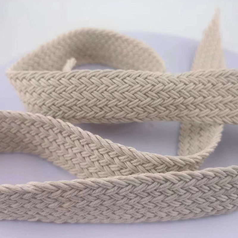 Duurzame wasstrenggordel rollen zak geweven kleding lint webbing voor tas aanpassing