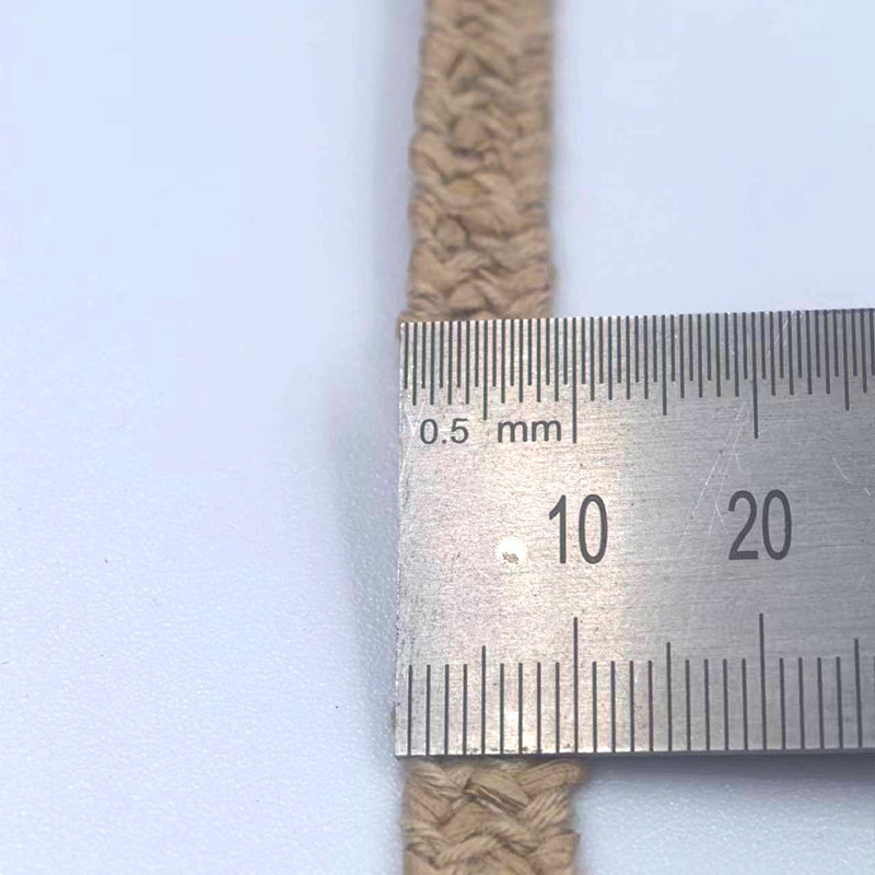 Gepersonaliseerde maat 70% papier 30% polyester geweven lint webbing voor duurzame strohoedjes