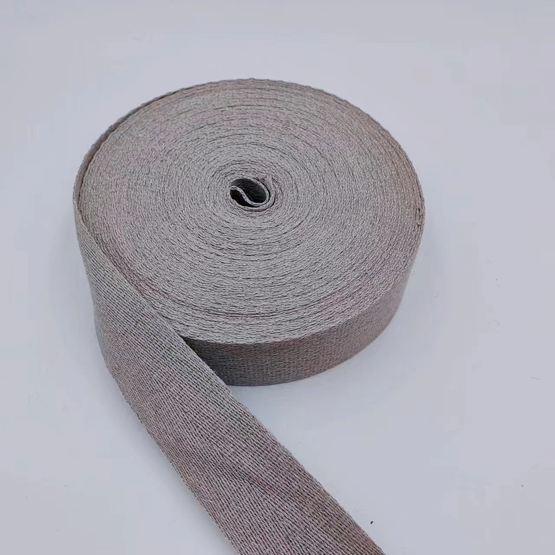 2024 Meerdere specificaties Duurzaam plain webbing voor tas aangepast kleuren vlas