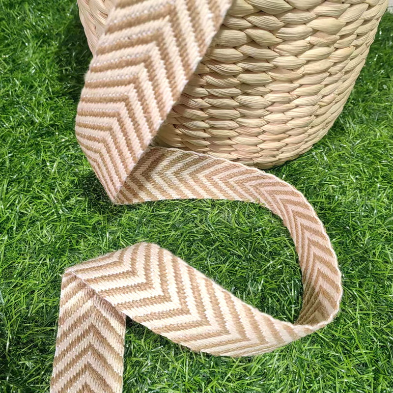 4 cm Geweven Gordel Haringbeen Graan jute webbing voor Vintage Style Zomer Hoed Accessoires