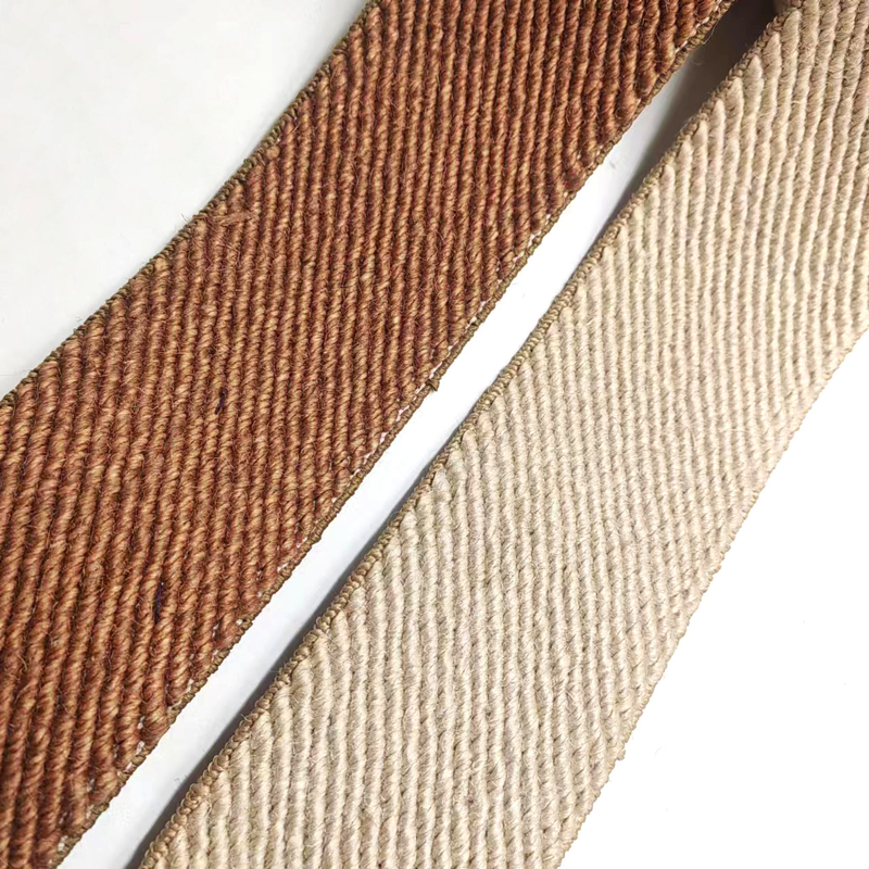 50% jute 40% latex 10% polyester twill elastische webbing voor duurzaam schoenmateriaal