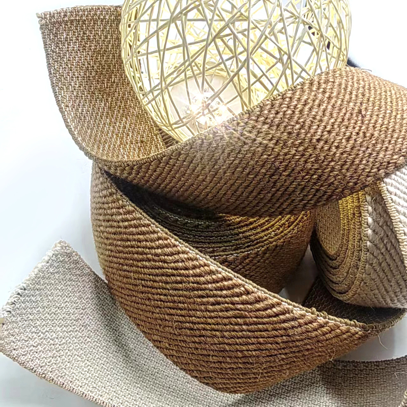 50% jute 40% latex 10% polyester twill elastische webbing voor duurzaam schoenmateriaal