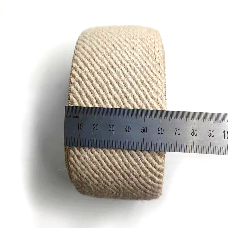 50% jute 40% latex 10% polyester twill elastische webbing voor duurzaam schoenmateriaal