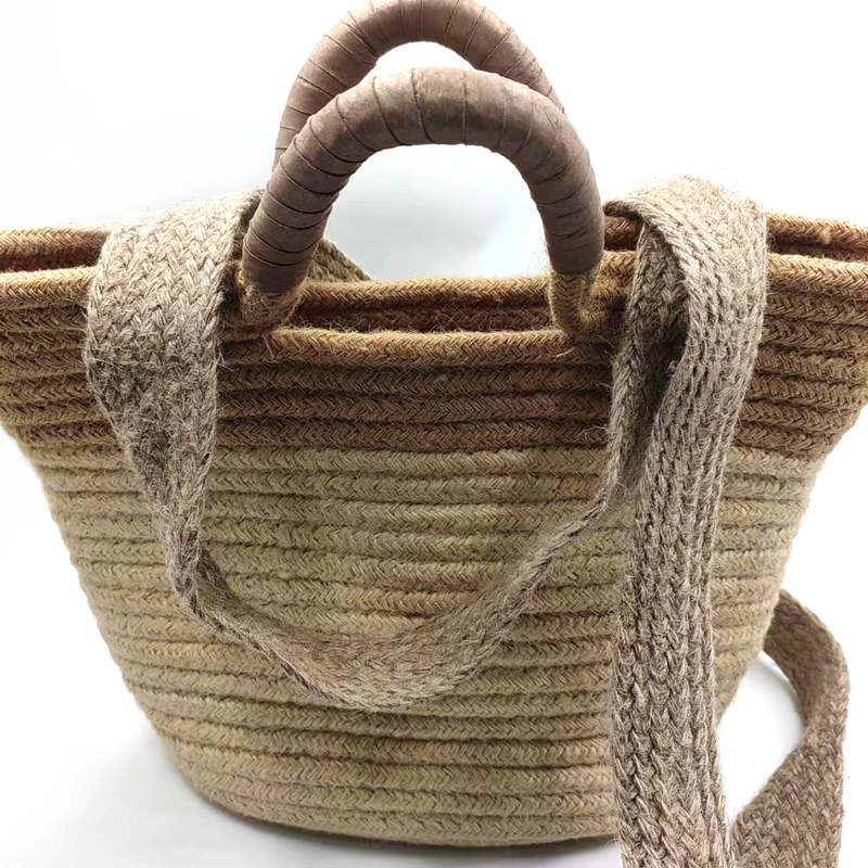 Duurzame 4cm breed hennep gebreide riem Jute riemen voor Diy handgemaakte cadeau verpakking decoratie