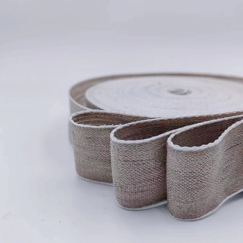Eco-vriendelijk linnen lint voor bruilofts- en kerstversiering Ondersteuning 7 dagen Voorbeeld bestelling