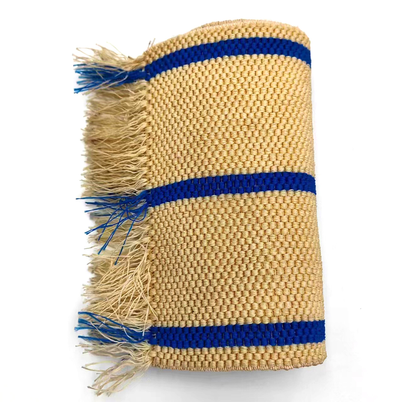 70% polyester 30% latex middelband met blauwe strepen voor kleding accessoires