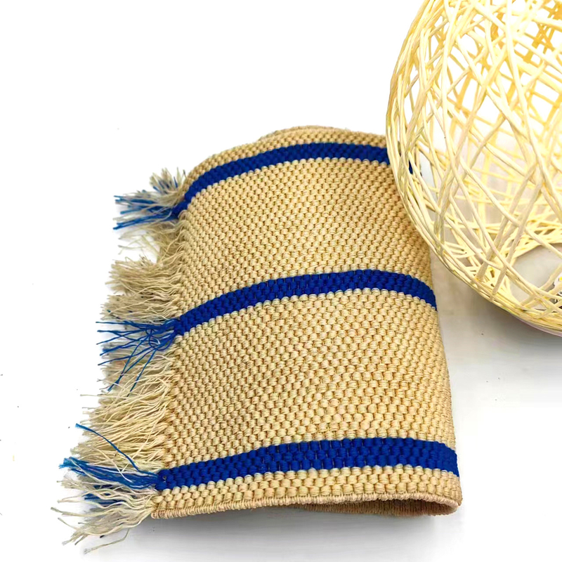 70% polyester 30% latex middelband met blauwe strepen voor kleding accessoires