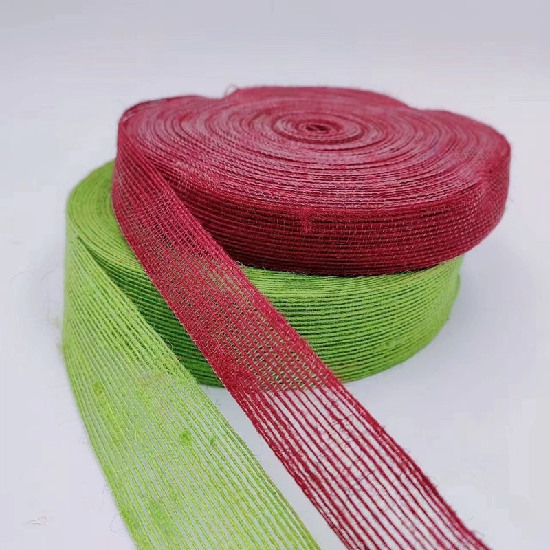 Custom jute lint voor handgemaakte kerst decor ondersteuning 7 dagen Proef bestelling Levertyd