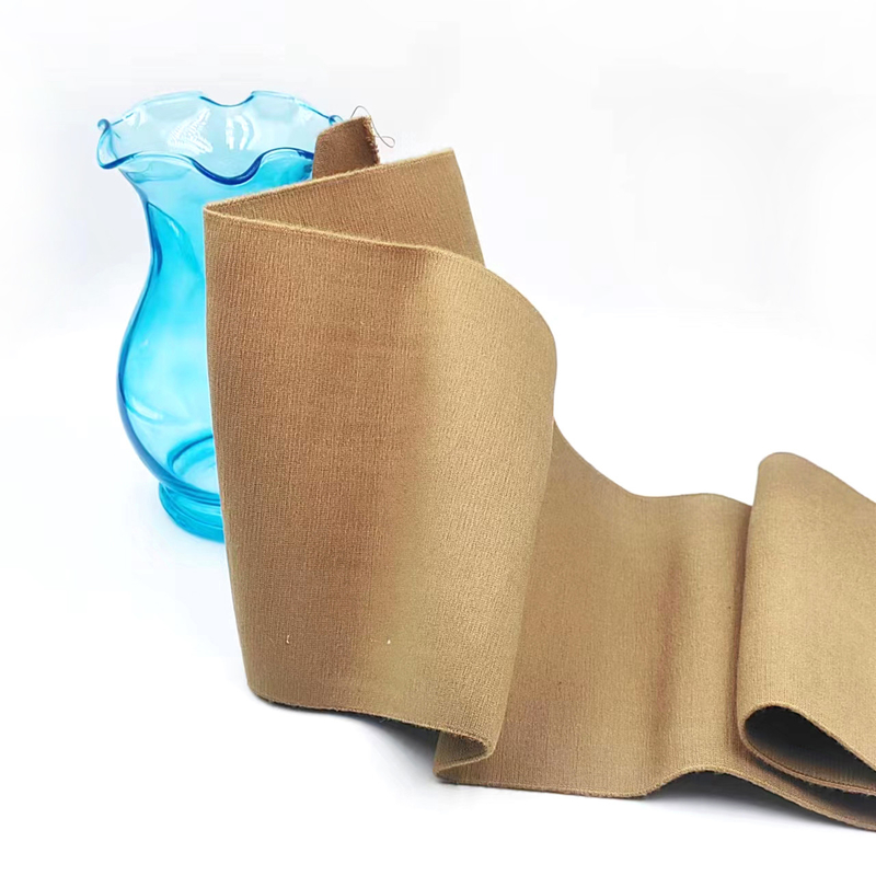 Breathable 22cm Wide Webbing Polyester Latex Cotton Elastische stof voor schoenen en laarzen