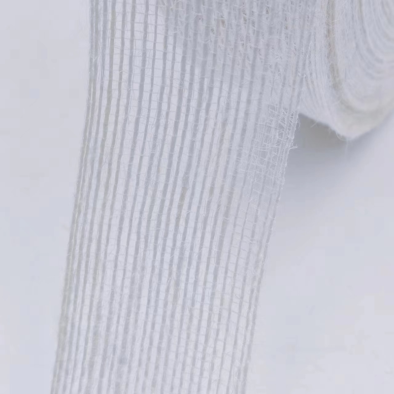 3.8cm puur witte jute geweven lint perfect voor uw B2B decoratie projecten en behoeften