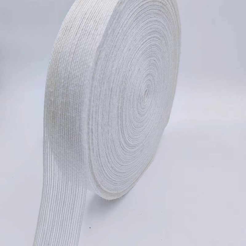 3.8cm puur witte jute geweven lint perfect voor uw B2B decoratie projecten en behoeften