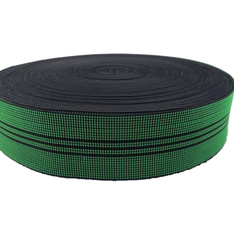 5 cm breedte 2,5 mm dikte elastische weefsel voor sofa gemaakt van polypropyleen latex materiaal