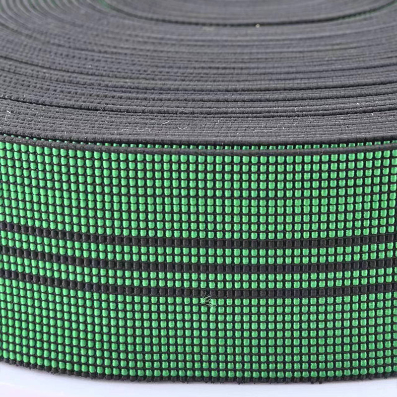 5 cm breedte 2,5 mm dikte elastische weefsel voor sofa gemaakt van polypropyleen latex materiaal