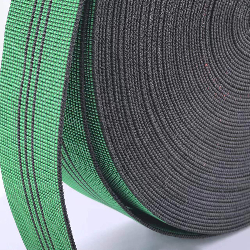 5 cm breedte 2,5 mm dikte elastische weefsel voor sofa gemaakt van polypropyleen latex materiaal