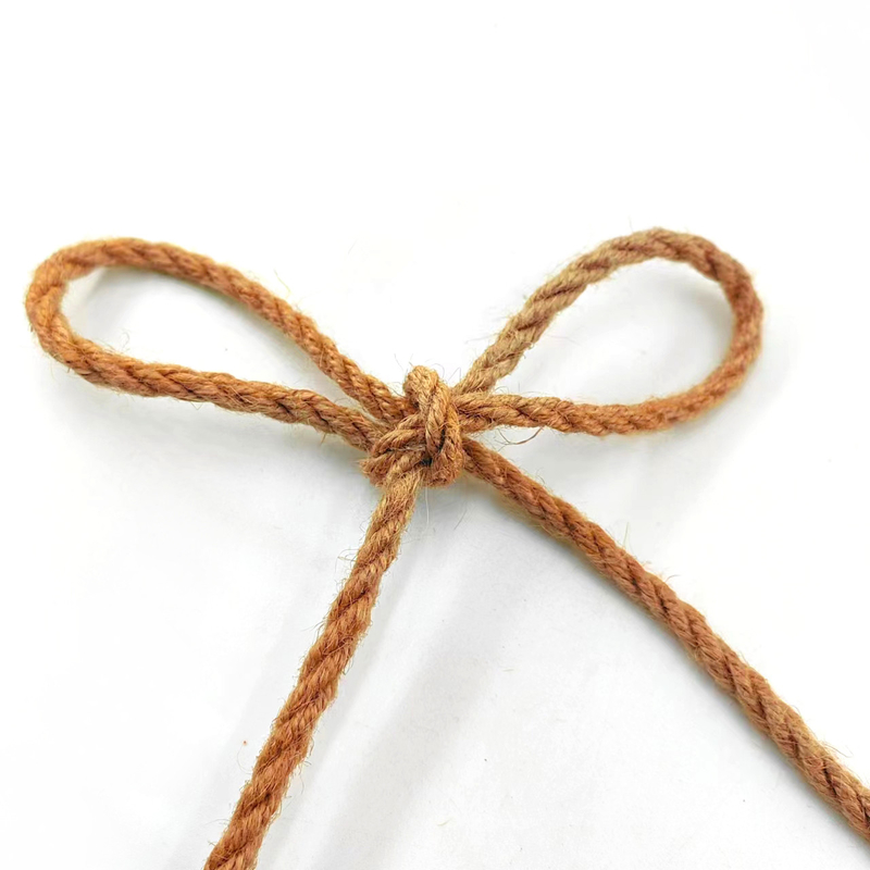 4mm Diameter Natuurlijke jute hennep touw voor doe-het-zelf decoratie Handgemaakt ambacht en cadeau verpakking