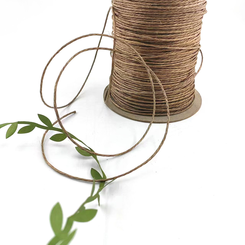 Eco-vriendelijk Duurzaam Jute Twine 2mm Jute touw Natuurlijke hennep touw Voor huisversiering Kabels