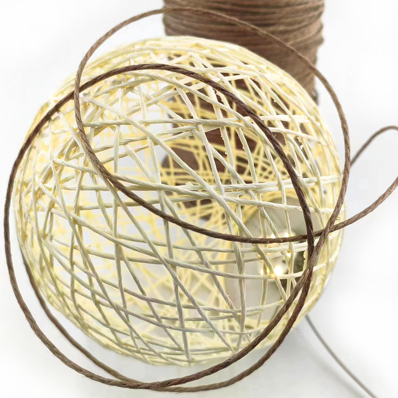 Eco-vriendelijk Duurzaam Jute Twine 2mm Jute touw Natuurlijke hennep touw Voor huisversiering Kabels