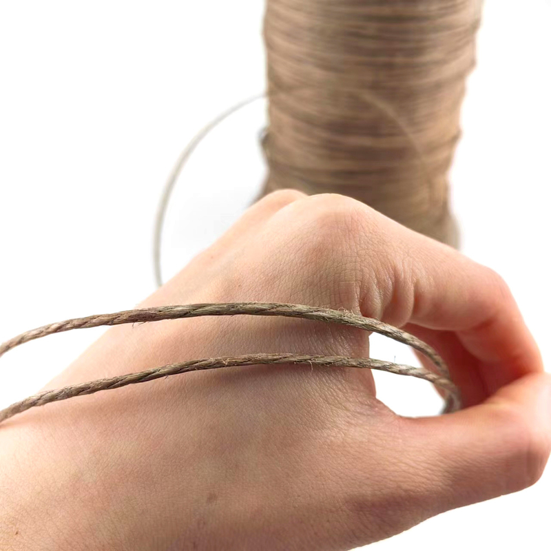 Eco-vriendelijk Duurzaam Jute Twine 2mm Jute touw Natuurlijke hennep touw Voor huisversiering Kabels