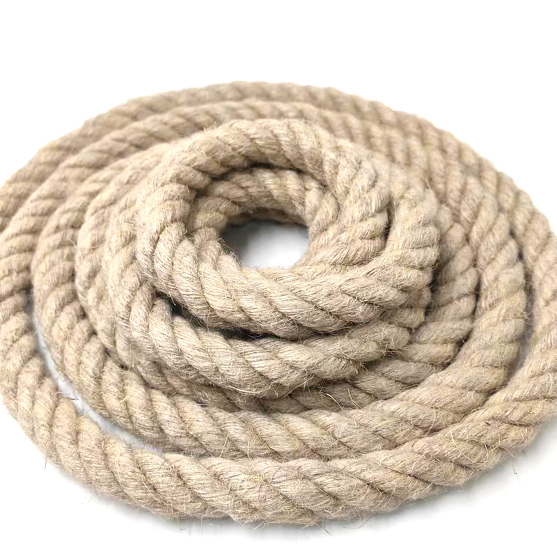 20 mm gevlochten jute touw gedraaid touw hennep touw voor ambacht decoratief landschap handgemaakt