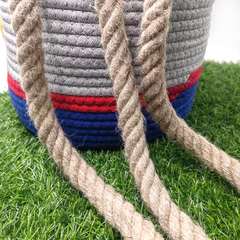 20 mm gevlochten jute touw gedraaid touw hennep touw voor ambacht decoratief landschap handgemaakt