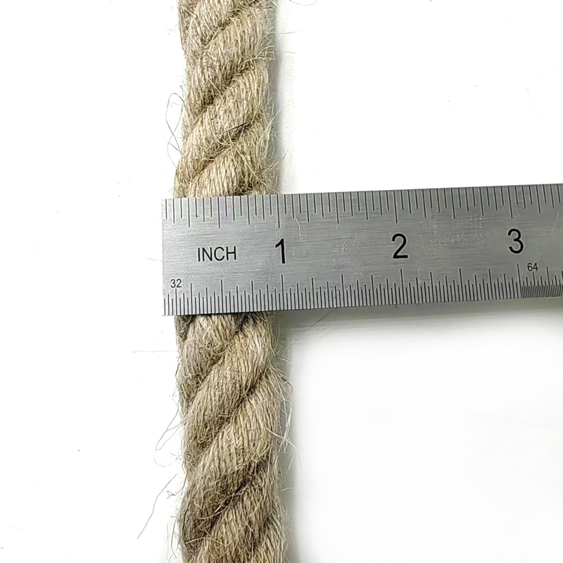 20 mm gevlochten jute touw gedraaid touw hennep touw voor ambacht decoratief landschap handgemaakt