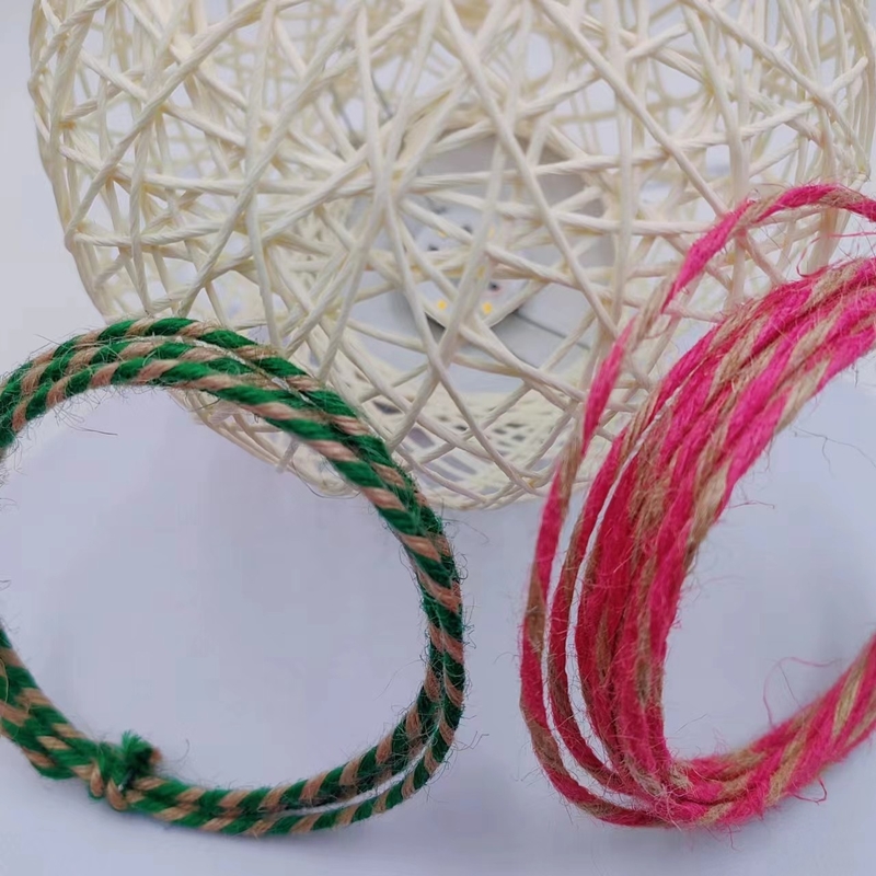 Jute touw voor DIY handgemaakte kersthuisversiering 7 dagen Voorbeeld bestelling Levertijd Ondersteuning