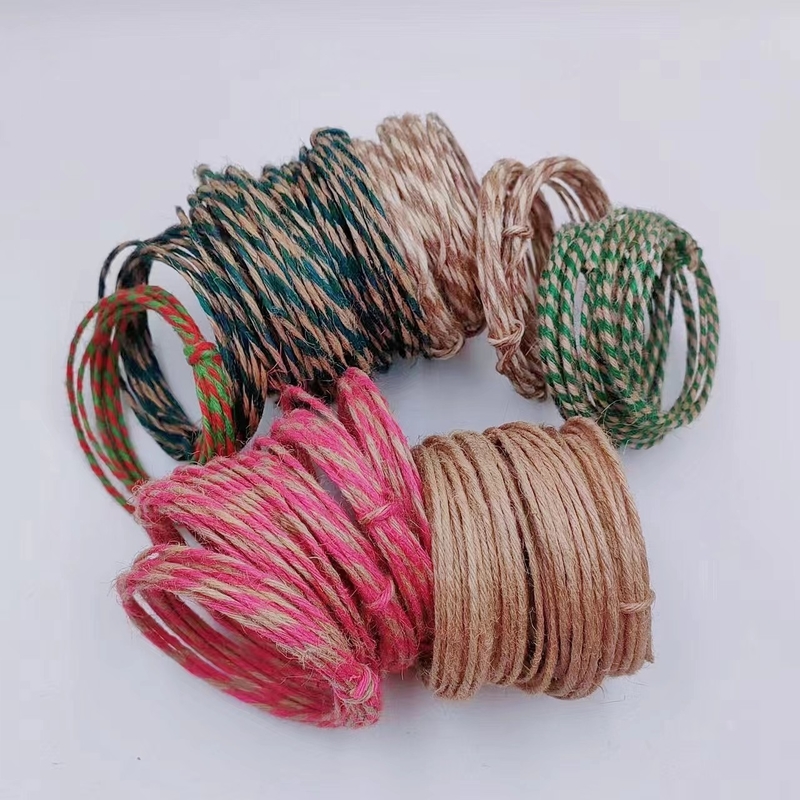 Jute touw voor DIY handgemaakte kersthuisversiering 7 dagen Voorbeeld bestelling Levertijd Ondersteuning