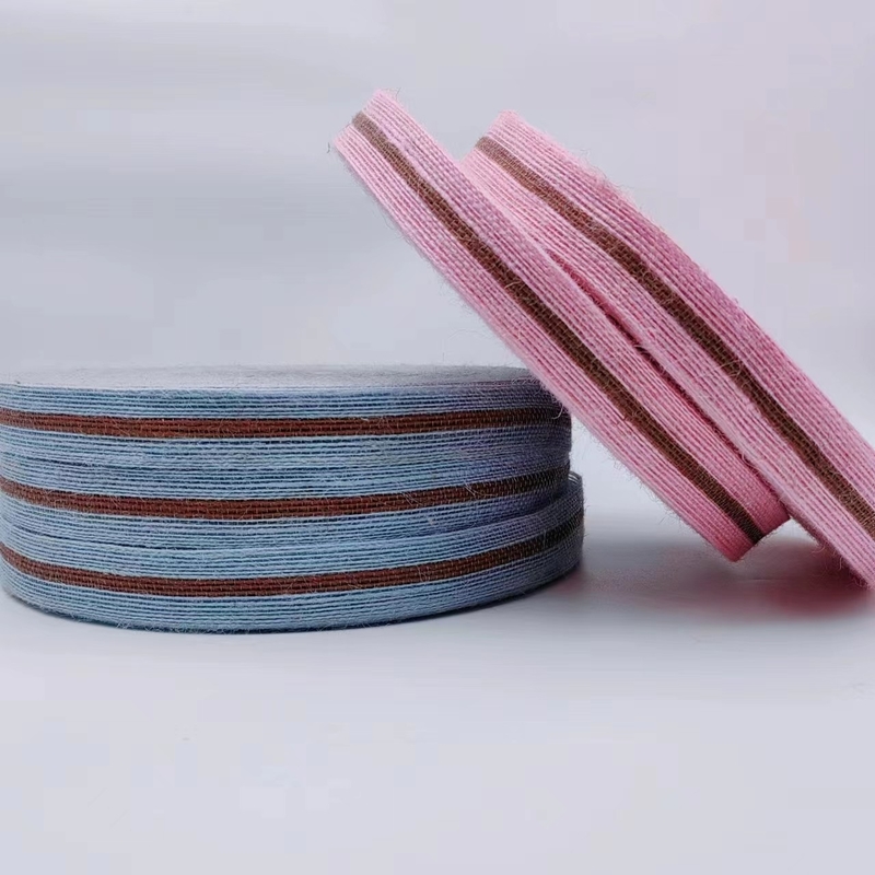 Gepersonaliseerde grootte 3 cm jute lint webbing voor duurzame kleurrijke cadeau verpakking