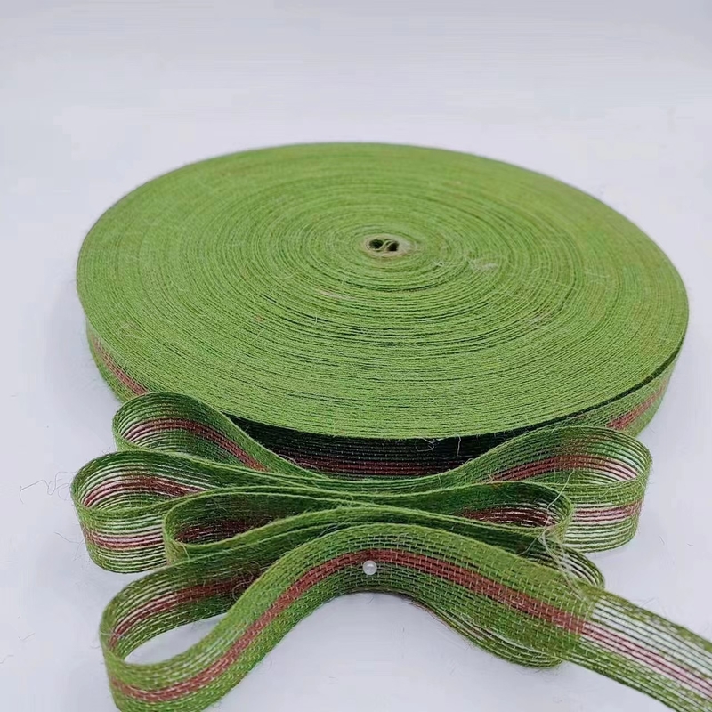 Grootte Persoonlijke jute-geweven linten milieuvriendelijke keuze voor kleding en textiel