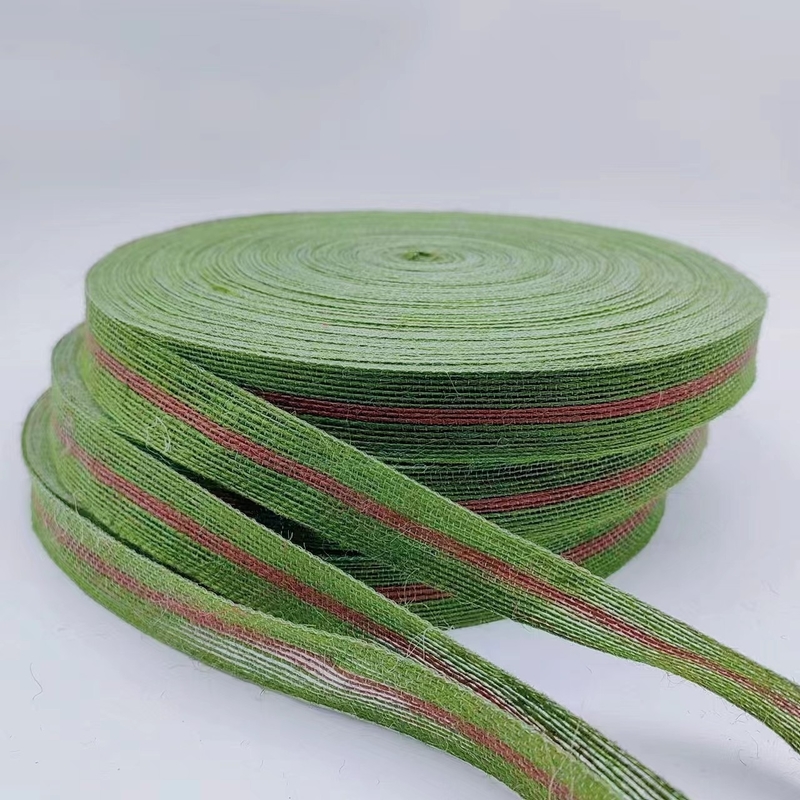 Grootte Persoonlijke jute-geweven linten milieuvriendelijke keuze voor kleding en textiel