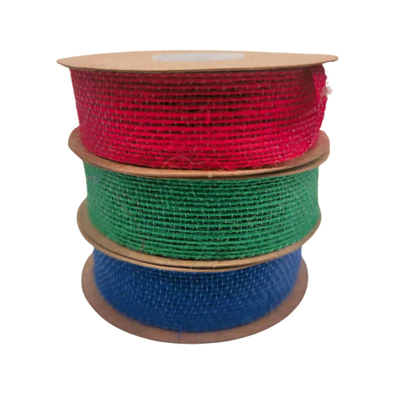 1 mm dikte rood groen blauw riem roller nylon jute lint webbing voor tasband